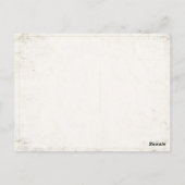 Briefkaart met  Etiket Afdrukken voor appels (Achterkant)