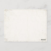 Briefkaart met Eva Dora Cowdery Painting (Achterkant)