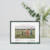 Briefkaart met feestdag voor feestdagen met feestd (Staand voorkant)