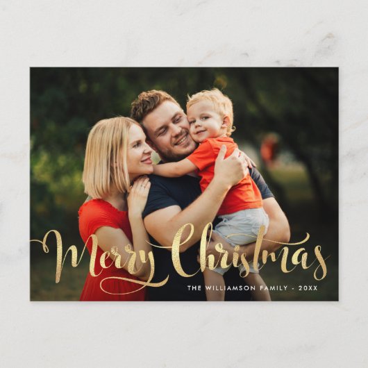 Briefkaart met foto's voor de folie met vrolijk ke (Voorkant)