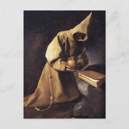 Briefkaart met Francisco de Zurbaran Painting (Voorkant)