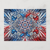 Briefkaart met Franse kleuren Design (Voorkant)