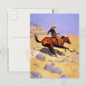 Briefkaart met frederic Remington-schilderingen (Voorkant / Achterkant)