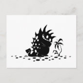 Briefkaart met gebotteld monster (Voorkant)
