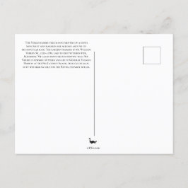 Briefkaart met gehakt engel