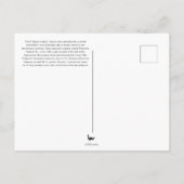 Briefkaart met gehakt engel (Achterkant)