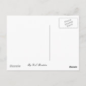 Briefkaart met gekaarde iris (Achterkant)