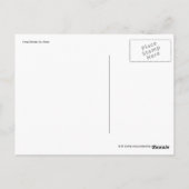 Briefkaart met gekantelde poort (Achterkant)