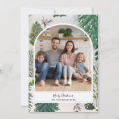 Briefkaart met gekantelde winterkerstfoto's (Voorkant)