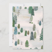 Briefkaart met gekantelde winterkerstfoto's (Achterkant)