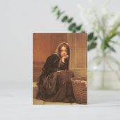 Briefkaart met gekleurd loopwerk (Staand voorkant)