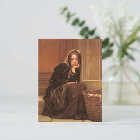 Briefkaart met gekleurd loopwerk (Staand voorkant)