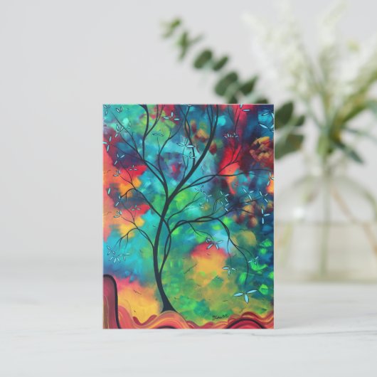 Briefkaart met gekleurde inspiratie (Staand voorkant)