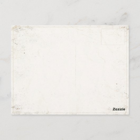 Briefkaart met  Golfspeler (Achterkant)