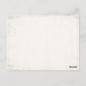 Briefkaart met Golfspeler (Achterkant)