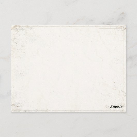 Briefkaart met  Golfspeler (Achterkant)