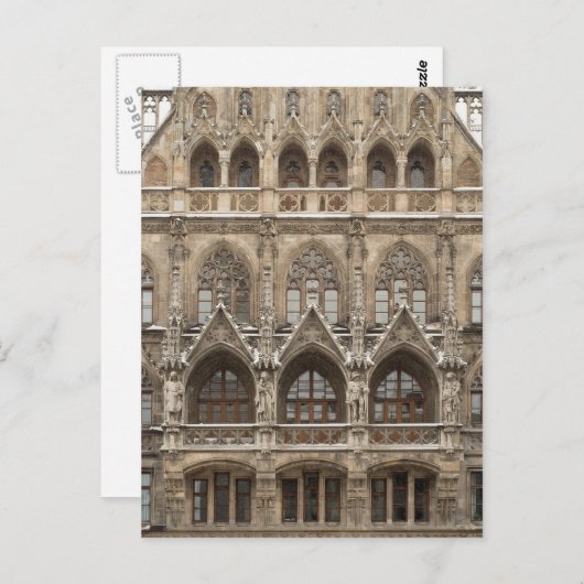 Briefkaart met Gothic Revival Architecture (Voorkant / Achterkant)
