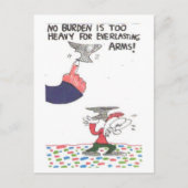 Briefkaart met grappige kerkborden, geanimeerd (Voorkant)