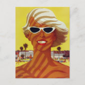 Briefkaart met  groeten van de Beach (Voorkant)