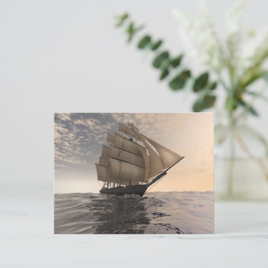 Briefkaart met handelswinden (Staand voorkant)