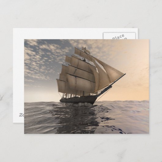 Briefkaart met handelswinden (Voorkant / Achterkant)