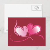 Briefkaart met hart (Voorkant / Achterkant)