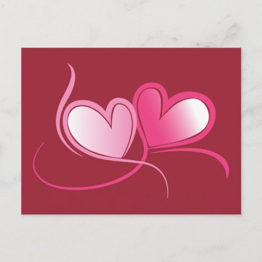 Briefkaart met hart (Voorkant)