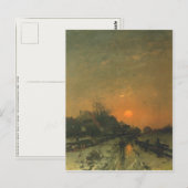 Briefkaart met Heinz Flockenhaus schilderen (Voorkant / Achterkant)