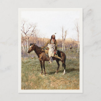 Briefkaart met Henry Farny Painting