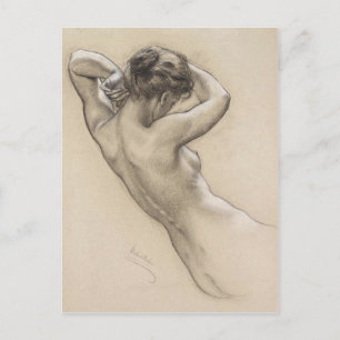 Briefkaart met Herbert James Draper schilderen