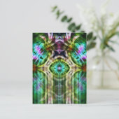 briefkaart met herbezinksel (Staand voorkant)