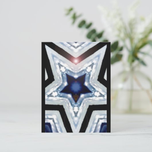 briefkaart met herbezinksel (Staand voorkant)