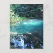 Briefkaart met het meer van Dracula uitzicht (Voorkant)