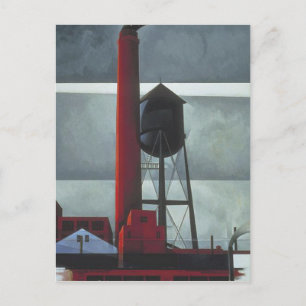 Briefkaart met het schilderen van Charles Demuth