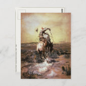 Briefkaart met het schilderen van Charles Marion R (Voorkant / Achterkant)