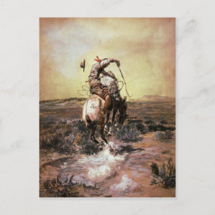 Briefkaart met het schilderen van Charles Marion R