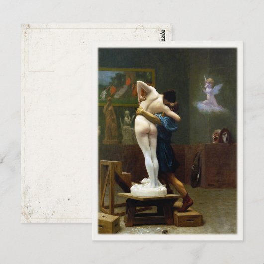 Briefkaart met het Schilderen van Jean-Leon Gerome (Voorkant / Achterkant)
