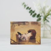 Briefkaart met het schilderen van John Everett Mil (Staand voorkant)