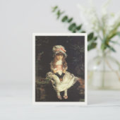 Briefkaart met het schilderen van John Everett Mil (Staand voorkant)