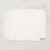 Briefkaart met het schilderen van John Everett Mil (Achterkant)