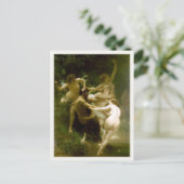 Briefkaart met het schilderen van William-Adolphe  (Staand voorkant)