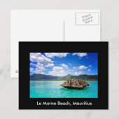 Briefkaart met het telkens Mauritiaanse thema (Voorkant / Achterkant)