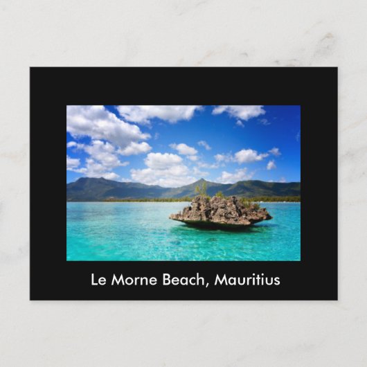 Briefkaart met het telkens Mauritiaanse thema (Voorkant)