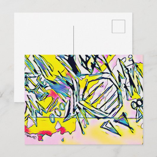 Briefkaart met hoge frequenties (Voorkant / Achterkant)