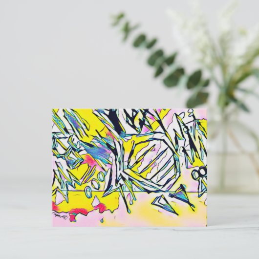 Briefkaart met hoge frequenties (Staand voorkant)