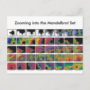 Briefkaart met hoge kosten voor zoomen