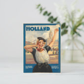  Briefkaart met Holland Poster afdrukken (Staand voorkant)
