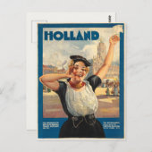  Briefkaart met Holland Poster afdrukken (Voorkant / Achterkant)