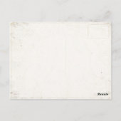 Briefkaart met honkbalprint (Achterkant)