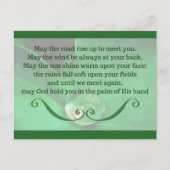 Briefkaart met Ierse zegen (Voorkant)